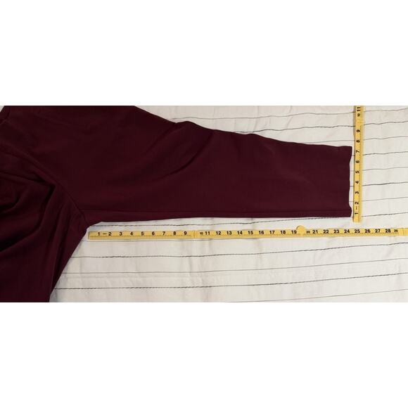 Chicos | Women’s Juliet Ankle Pants So Slimming Burgundy Stretch -Size 2.5 ( 14) - Picture 6 of 6